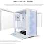 Miniatura de Lian Li Lancool III RGB White ATX Mid-Tower PC Case with 3x140mm ARGB Front Fans and 1x140mm Rear Fan, Tempered Glass Panels, Aluminum Handles, Model LANCOOL 3R-W, Dimensions 526(D) x 238(W) x 523(H) mm