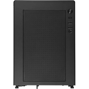 Imagen 5 de SilverStone Technology SUGO 16 - Carcasa de Factor de Forma Pequeño (Mini-ITX), Construcción de Acero Aleado, Tamaño Pequeño, Color Negro, Modelo SST-SG16B, Dimensiones 27.99 x 19.99 x 23.19 cm