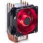 Miniatura de Amazon Basics - Enfriador de Aire para CPU con Tecnología Cooler Master, 4 Tubos de Calor, Ventilador RGB LED PWM de 92mm, Aletas de Aluminio, Modelo Compacto