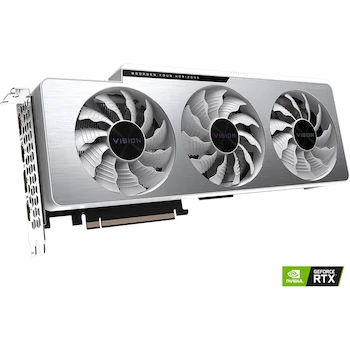 Imagen 2 de Gigabyte GV-N307TVISION OC-8GD GeForce RTX 3070 Ti Vision OC 8GB GDDR6X 256-bit Tarjeta Gráfica Blanca
