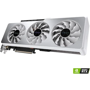 Imagen 3 de Gigabyte GV-N307TVISION OC-8GD GeForce RTX 3070 Ti Vision OC 8GB GDDR6X 256-bit Tarjeta Gráfica Blanca