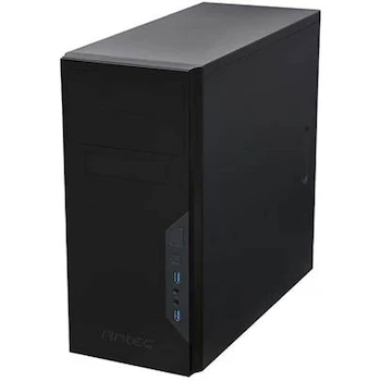 Imagen 3 de Antec VSK3000E-U3_US SGCC - Caja de Acero Aleado para Minitorre Micro ATX, Color Negro