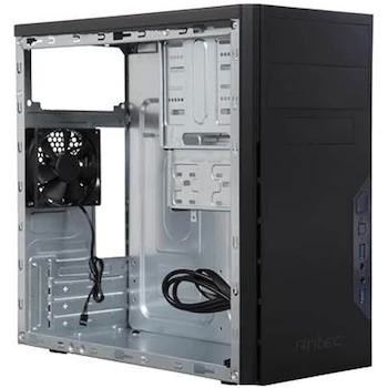 Imagen 5 de Antec VSK3000E-U3_US SGCC - Caja de Acero Aleado para Minitorre Micro ATX, Color Negro