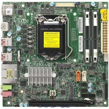Imagen de referencia para Supermicro MBD-X12SCV-LVDS-O Mini-ITX Placa Base para Servidor Socket LGA 1200 Chipset Intel W480E