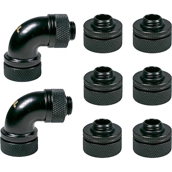 Imagen de referencia para Thermaltake Pacific DIY CL-W260-CU00BL-A Kit de Ajuste de Compresión OD 16mm PETG Negro