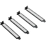Miniatura de SilverStone Technology SST-AEROSLOTS-BP-USA Aeroslots-BP Cubierta de Ranura PCIe, 4 Unidades, Negro Polvo, Longitud 120 mm, Peso 2.11 onzas, Dimensiones del Paquete 6.1 x 5.59 x 0.91 pulgadas