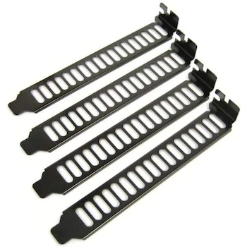 Imagen 4 de SilverStone Technology SST-AEROSLOTS-BP-USA Aeroslots-BP Cubierta de Ranura PCIe, 4 Unidades, Negro Polvo, Longitud 120 mm, Peso 2.11 onzas, Dimensiones del Paquete 6.1 x 5.59 x 0.91 pulgadas