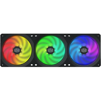 Imagen 4 de Cooler Master MasterFan SF360R ARGB Pack Triple Ventiladores 120 mm 360 mm Negro