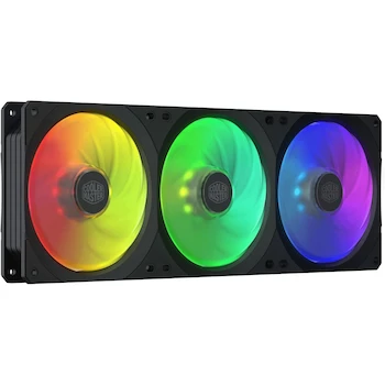 Imagen 5 de Cooler Master MasterFan SF360R ARGB Pack Triple Ventiladores 120 mm 360 mm Negro