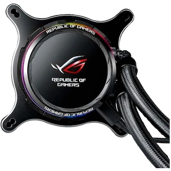 Imagen 3 de Enfriador Líquido Todo en Uno ASUS ROG RYUO 120 para CPU, Color Negro, Modelo ROG RYUO 120, Serie ROG RYUO, Radiador 120mm, Ventilador 120mm, Dimensiones 11.99 x 2.49 x 11.99 cm