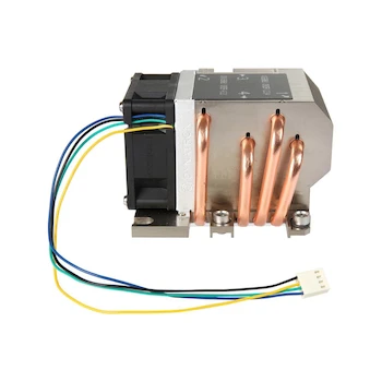 Imagen 3 de Dynatron B13 2U Enfriador de CPU Activo para Intel Socket FCLGA3647 Narrow ILM, Xeon Platinum/Gold/Silver/Bronze, Disipador de Aluminio con Heatpipes Integrados, Ventilador 60x60x25mm, Dimensiones 108x80x66mm, Peso 430g