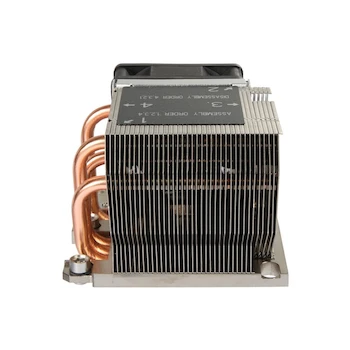 Imagen 4 de Dynatron B13 2U Enfriador de CPU Activo para Intel Socket FCLGA3647 Narrow ILM, Xeon Platinum/Gold/Silver/Bronze, Disipador de Aluminio con Heatpipes Integrados, Ventilador 60x60x25mm, Dimensiones 108x80x66mm, Peso 430g