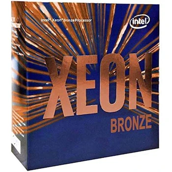 Imagen de referencia para Intel Xeon Bronze 3104 Processor, Model BX806733104, Series Xeon Bronze, 6 Cores, 8.25MB Cache, LGA 3647 Socket, 85W TDP, DDR4 SDRAM Memory, Dimensions 7.6 x 5.6 x 0.2 cm, Weight 100 g