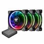 Miniatura de Thermaltake Riing Plus 14 RGB TT Premium Edition Ventilador de Carcasa/Radiador 140 mm LED RGB (Paquete de 3) Negro CL-F056-PL14SW-A