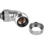 Miniatura de Thermaltake Pacific DIY LCS Cromo G1/4 PETG 16 mm (5/8") Tubo 90 Grados Compresión Fitting CL-W097-CA00SL-A