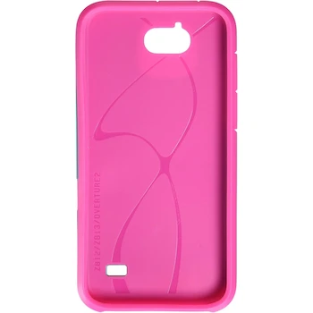 Imagen 2 de Asmyna Carcasa para Teléfono Celular Compatible con ZTE Z812 Overture 2, ZTE Maven, ZTE Fanfare, Colores Verde, Rosa y Verde Azulado, Dimensiones 14 x 7.1 x 1.5 cm, Número de Parte AZTE812HPCSAAS349NP, ASIN B013RJWQUM