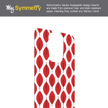 Imagen 5 de OtterBox My Symmetry Case for Samsung Galaxy S5 - Scarlet Crystal with Fan Red Graphic Insert