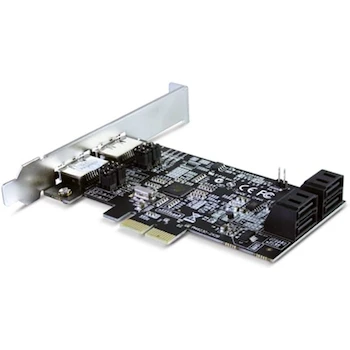 Imagen 2 de Vantec UGT-ST644R - Tarjeta de Host RAID PCIe de 4 Canales y 6 Puertos SATA 6Gb/s con Tecnología HyperDuo