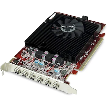 Imagen alusiva al producto VisionTek Radeon HD 7750 2GB GDDR5 6M (6x Mini DisplayPort) Low Profile Single-Slot PCI Express 3.0 x16 Graphics Card, Model 900614