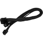 Miniatura de SilverStone Technology PP07-EPS8B - Cable de Extensión EPS12V 8-Pin a 4+4 Pin (ATX/EPS), Negro, Sleeved, 30cm