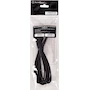 Miniatura de SilverStone Technology PP07-EPS8B - Cable de Extensión EPS12V 8-Pin a 4+4 Pin (ATX/EPS), Negro, Sleeved, 30cm