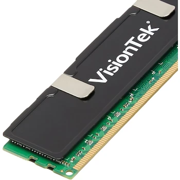 Imagen 2 de VisionTek 900385 4GB DDR3 1333 MHz PC3-10600 CL9 Low Profile Heat Spreader DIMM Desktop Memory