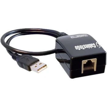 Imagen 2 de C2G 29348 USB 1.1 over Cat5 Superbooster Extender Dongle Transmitter, Negro