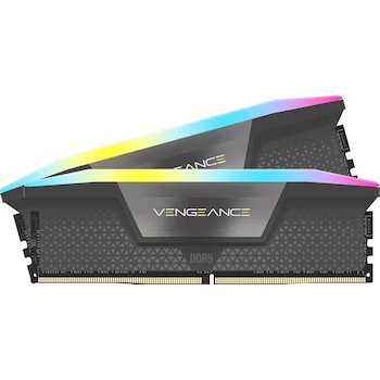 Imagen de referencia para Corsair Vengeance RGB DDR5 32GB (2x16GB) 6000MHz Gris Memoria de Ordenador de Sobremesa