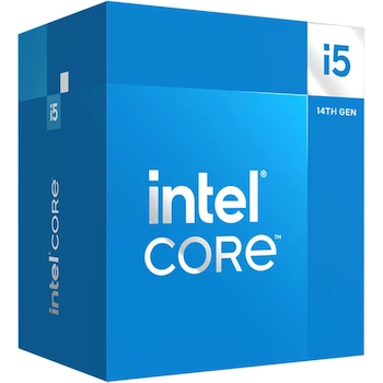 Imagen de referencia para Procesador de Sobremesa Intel Core i5-14400 de 14ª Generación, 10 Núcleos (6P + 4E), 16 Hilos, Caché 20 MB, Socket LGA1700, Color Plateado, Dimensiones 7.62 x 10.67 x 10.16 cm, Peso 440 g, Incluye Solución Térmica RM1