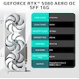Miniatura de GIGABYTE Tarjeta Gráfica GeForce RTX 5080 AERO OC SFF 16G Blanca, 16GB GDDR7 256-bit, Modelo GV-N5080AERO OC-16GD