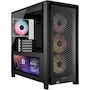 Miniatura de Corsair Frame 4000D LCD RS ARGB Chasis para PC Modular ATX Semitorre – Pantalla Táctil LCD XENEON Edge, Sistema de Montaje de InfiniRail, 4 Ventiladores RS120 ARGB PWM – Negro