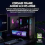 Miniatura de Corsair Frame 4000D LCD RS ARGB Chasis para PC Modular ATX Semitorre – Pantalla Táctil LCD XENEON Edge, Sistema de Montaje de InfiniRail, 4 Ventiladores RS120 ARGB PWM – Negro