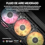 Miniatura de Corsair Frame 4000D LCD RS ARGB Chasis para PC Modular ATX Semitorre – Pantalla Táctil LCD XENEON Edge, Sistema de Montaje de InfiniRail, 4 Ventiladores RS120 ARGB PWM – Negro