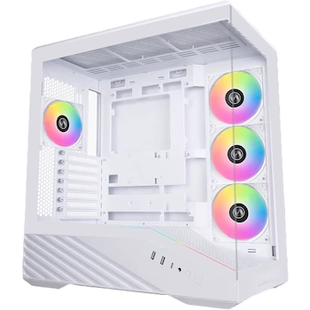 Imagen de referencia para Lian Li Vector V100 White – ARGB ATX/mATX/ITX Mid-Tower Case with Clean Pro Gamer Style