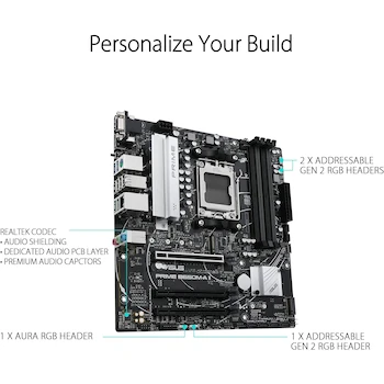 Imagen 4 de ASUS Prime B650M-A II - Micro ATX - Socket AM5 - Chipset AMD B650 - Placa Base
