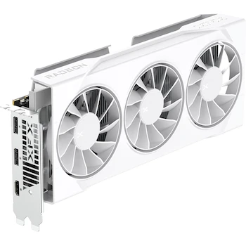 Imagen 2 de XFX Swift RX 9060 XT OC Triple Fan Gaming Edition Blanca 16GB GDDR6 (RX-96TS316W7)