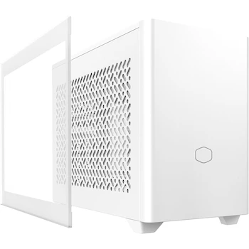 Imagen de referencia para Cooler Master NR200P V2 - Funda para PC Mini-ITX, Color Blanco, Vidrio Templado, Serie MasterBox, Compatible con RTX 5080|RX 9070 XT