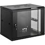 Miniatura de Gabinete Mural Intellinet AC-7294 Serie 711814, 19", 9U, Dimensiones 500 x 600 x 450 mm, Color Negro, Material Plástico, para Servidores