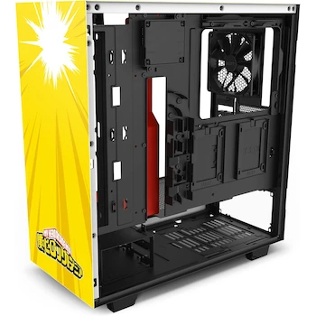 Imagen 5 de NZXT H510i Rivals My Hero Academia Limited Edition Compact ATX Mid-Tower Gabinete CA-H510I-MH-RV Amarillo/Negro con Panel de Vidrio Templado