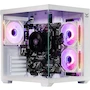 Miniatura de Gabinete Gamer GAMING NACEB Serie Starfall B Modelo NA-0636 Formato ATX Tipo Torre Color Blanco Dimensiones 43 x 43 x 34 cm Material Vidrio Templado