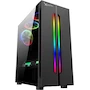 Miniatura de Stylos XZCGB03B Gabinete Básico para PC con Panel de Cristal Templado, 3 Ventiladores RGB de 120mm, Color Negro, Dimensiones 50x25x47 cm, Compatible con ATX/Micro ATX/Mini ITX, Capacidad 3x2.5" SSD y 2x3.5" HDD, 7 Ranuras PCI