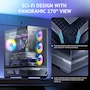 Miniatura de Antec C7 ARGB Black Mid-Tower E-ATX Case, RTX 40 GPU Support, 4 Ventiladores ARGB PWM Incluidos (3x120mm + 1x140mm), Paneles de Vidrio Templado Frontal y Lateral