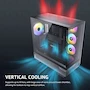 Miniatura de Antec C7 ARGB Black Mid-Tower E-ATX Case, RTX 40 GPU Support, 4 Ventiladores ARGB PWM Incluidos (3x120mm + 1x140mm), Paneles de Vidrio Templado Frontal y Lateral