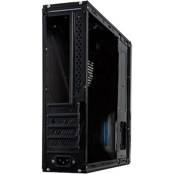Imagen 3 de Gabinete Mini Torre Slim Acteck Atom GS240 Essential Series Micro ATX Mini ITX Negro con Fuente 450W + 2x USB 2.0 + 1 Ventilador