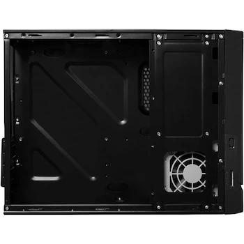 Imagen 4 de Gabinete Mini Torre Slim Acteck Atom GS240 Essential Series Micro ATX Mini ITX Negro con Fuente 450W + 2x USB 2.0 + 1 Ventilador