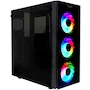 Miniatura de Gabinete XZEAL XZ110-1 ATX Micro-ATX Mini-ITX RGB Cristal Templado XZCGB12B Blanco