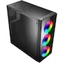 Miniatura de Gabinete XZEAL XZ110-1 ATX Micro-ATX Mini-ITX RGB Cristal Templado XZCGB12B Blanco