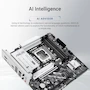 Miniatura de ASUS Prime B860M-A WiFi Blanco Mainboard Socket Intel LGA 1851, Chipset Intel B860, Formato mATX, Modelo 90MB1JY0-M0EAY0, Serie Prime, Capacidad Máxima de Memoria 256 GB, Dimensiones 24.4 x 24.4 x 5 cm, Peso 800 g
