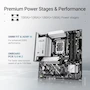 Miniatura de ASUS Prime B860M-A WiFi Blanco Mainboard Socket Intel LGA 1851, Chipset Intel B860, Formato mATX, Modelo 90MB1JY0-M0EAY0, Serie Prime, Capacidad Máxima de Memoria 256 GB, Dimensiones 24.4 x 24.4 x 5 cm, Peso 800 g
