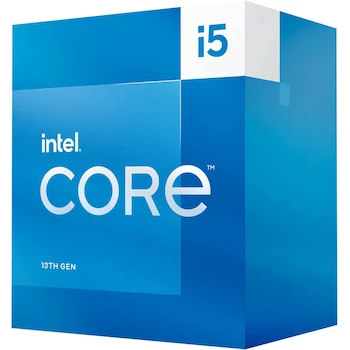 Imagen de referencia para Intel Core i5-13400 Raptor Lake 13th Generation Desktop Processor, LGA 1700 Socket, Model BX8071513400, Package Size 45mm x 37.5mm, Boxed with Intel Laminar RH1 Cooler, ASIN B0BQ68QB6R
